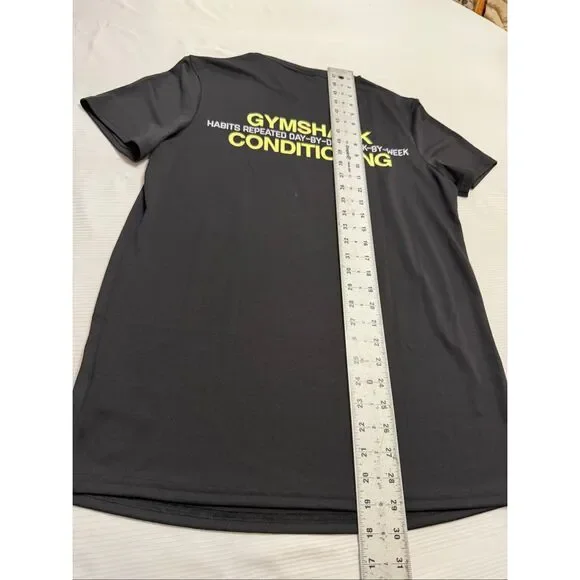Gymshark Black Slim Fit T-Shirt Tee Top Size Small - Picture 8 of 8